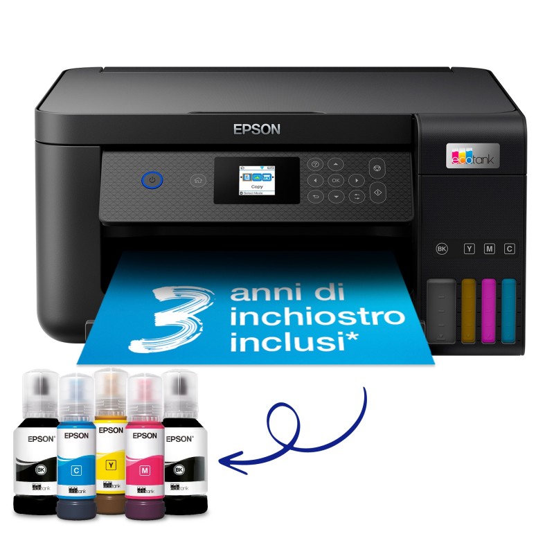 EPSON EcoTank ET-2850 Multifunktionsdrucker Scanner Kopierer WLAN